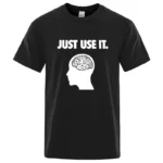 Men T-shirt High Quality Cotton Blend Funny Design Printing Casual Cool Loose O-neck Male for Men T-shirt Hip Hop Tees Tops