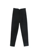 Women Chic Fashion With Seam Detail Office Wear Pants Vintage High Waist Zipper Fly Female Ankle Trousers Mujer - Image 4