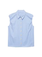 Women's Plaid Blouses with Front Buttons and Lapel Collar, Chic Tops for Women Summer