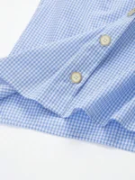 Women's Plaid Blouses with Front Buttons and Lapel Collar, Chic Tops for Women Summer - Image 5