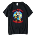 Summer Short Sleeved Men's High Quality T-shirt Cotton Blend Breaking Bad LOS POLLOS Print Casual Funny T-shirt Male Tees Tops