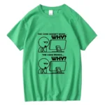 Men's T-shirt Cotton Blend Funny Programmer Print Summer Loose O-neck Cool for Men Short Sleeve T-shirt Male Tees High Quality - Image 3