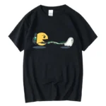 Summer Casual Men's High-quality T-shirt Cotton Blend Funny Design Print Loose O-neck T Shirt for Men Short Sleeve Male Top Tees