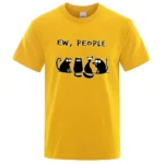 Men's T-shirt High Quality Cotton Blend Funny Cool Cat Printed Summer Casual Loose Cool T Shirt O-Neck Male T-Shirt Tops